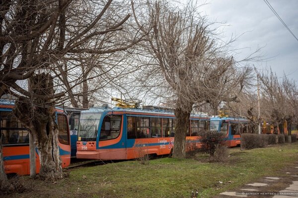 Б\у трамваи в Таганроге. Фото Сергея Немцева