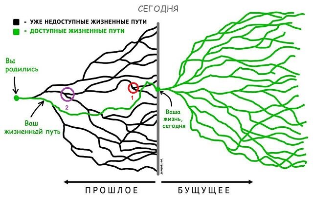 Условно, специалист 1 дойдет до 1 точки входа, а специалист 2 – до более глубокой, также включающей точку 1.