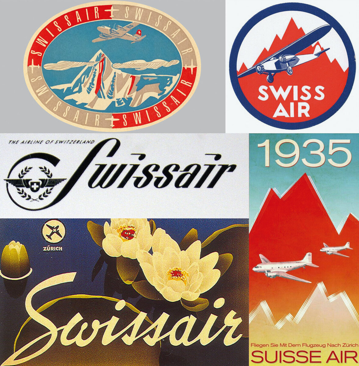 Статья. Логотип компании «Swissair». История развития бренда и системы  идентификации | Supremum Design | Дзен