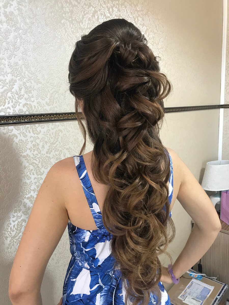 Моя свадебная причёска ❤️