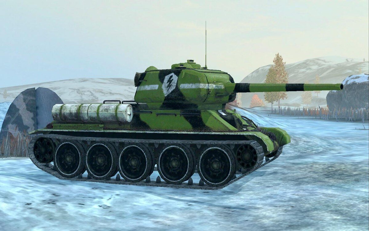 Это Т 34 85 Победный он как обычный Т 34 85 только хп больше чем у обычного но он был очень хороший но его не было