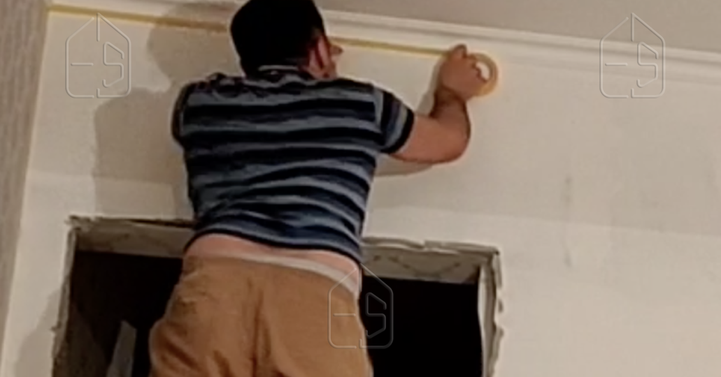 Декоративная штукатурка. До или после натяжных потолков.