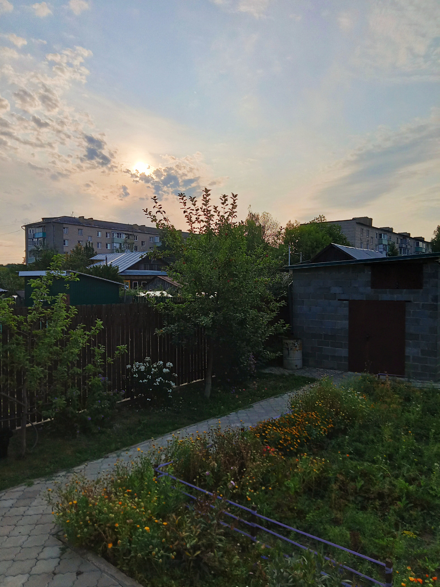 Восход в нашей деревне!