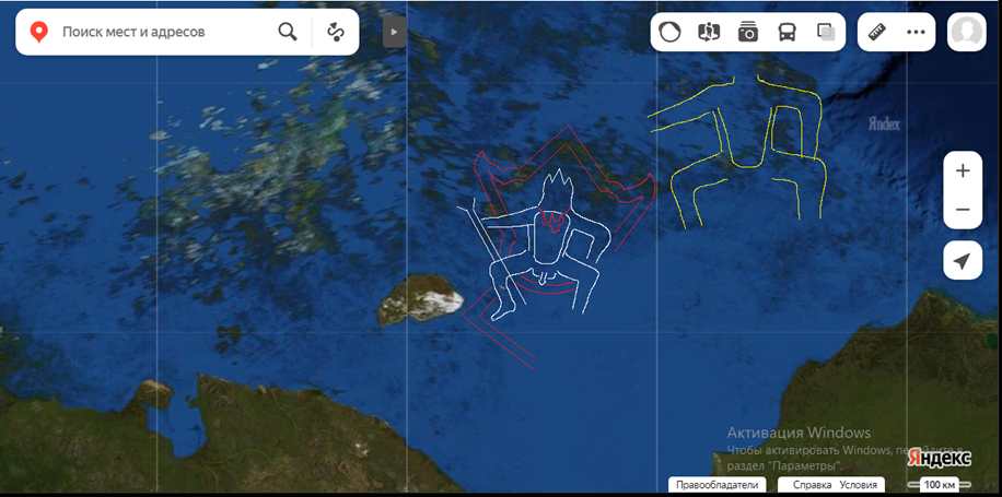 Снимок № 1 Шельф Чукотского моря бог Посейдон. Россия.