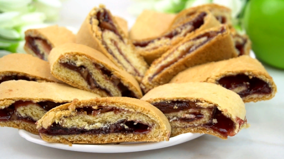 Вкуснейшее домашнее печенье с начинкой или как приготовить печенье за ...