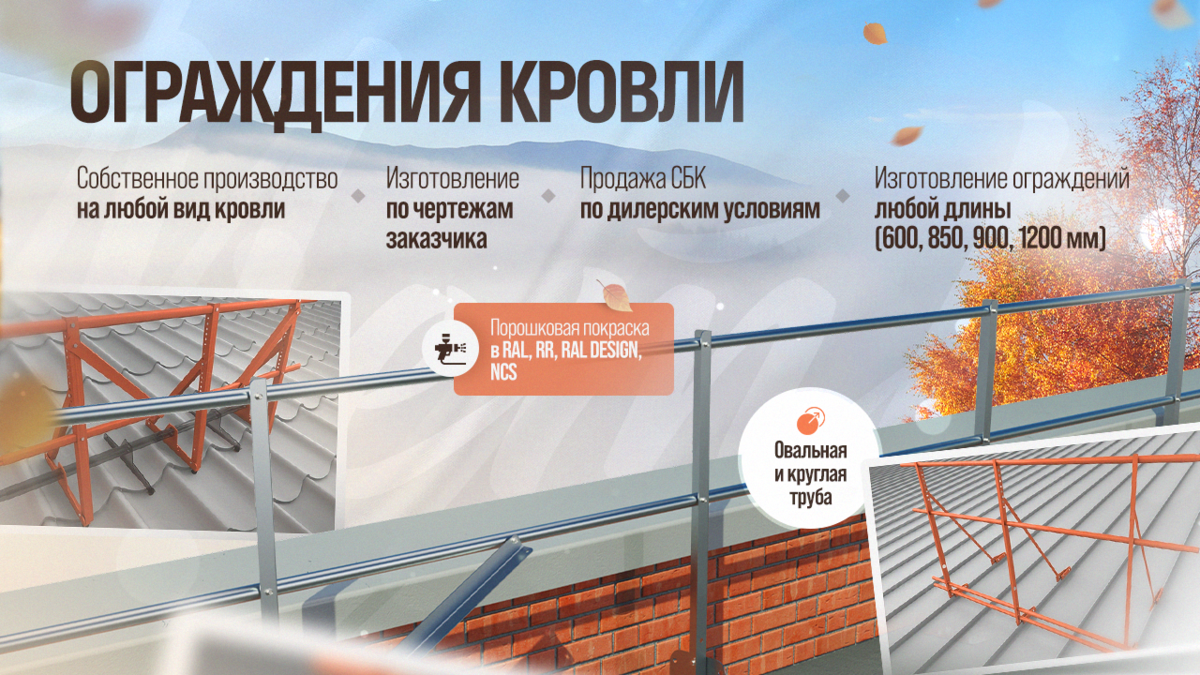 Элементы безопасности кровли: снегозадержатели, кровельные и пожарные лестницы, мостики и ограждения. Компания ООО “Метроз ЗапускИнжиниринг” занимается производством СБК и продажей других брендов.-6