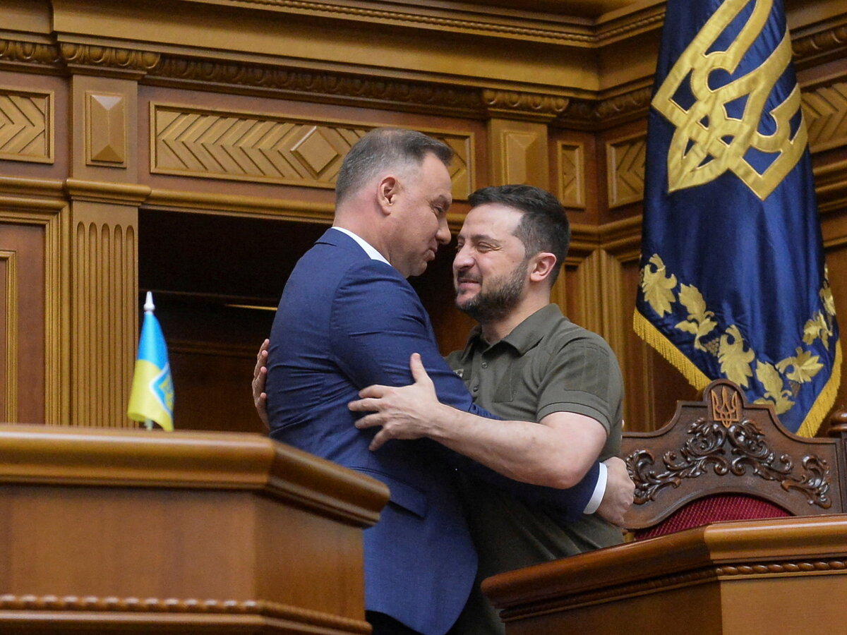 Президенты Польши и У-ны. 