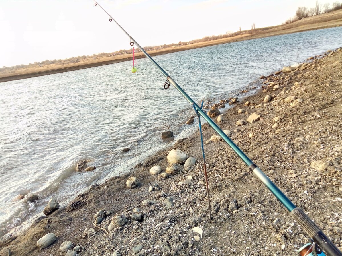фото рыбалка на поводок с обычным грузом на Тайгане