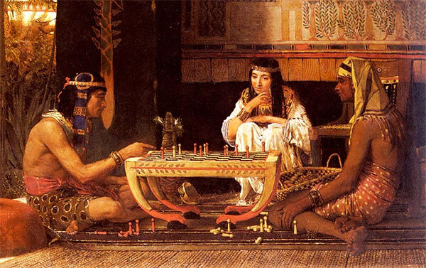 А. Лоуренс. Игра в сенет