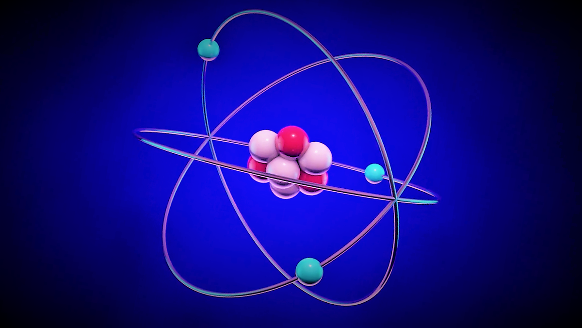 Картинка атома с электронами