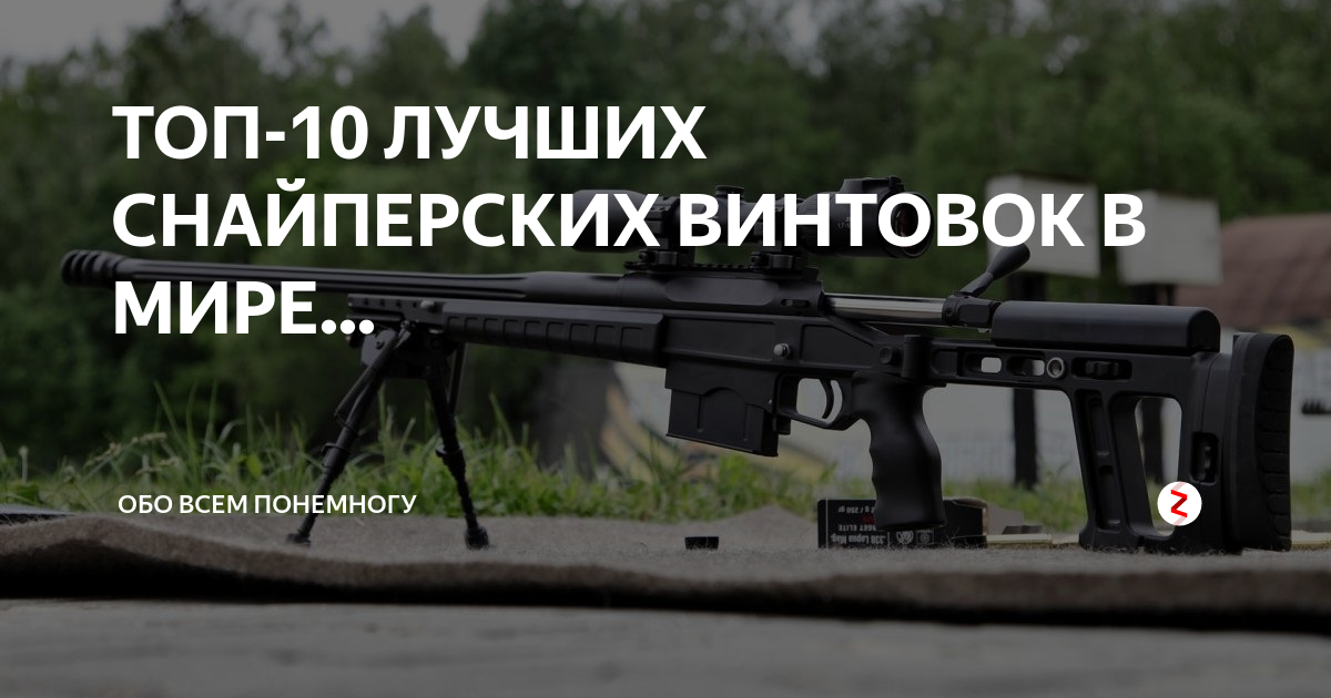 ТОП-10 ЛУЧШИХ СНАЙПЕРСКИХ ВИНТОВОК В МИРЕ... | Обо всем понемногу | Дзен