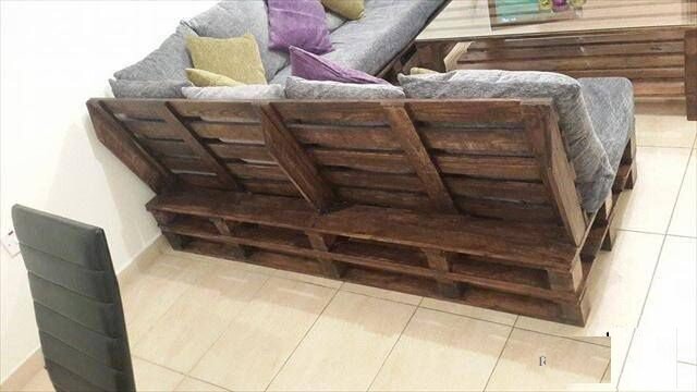 Диван из поддонов