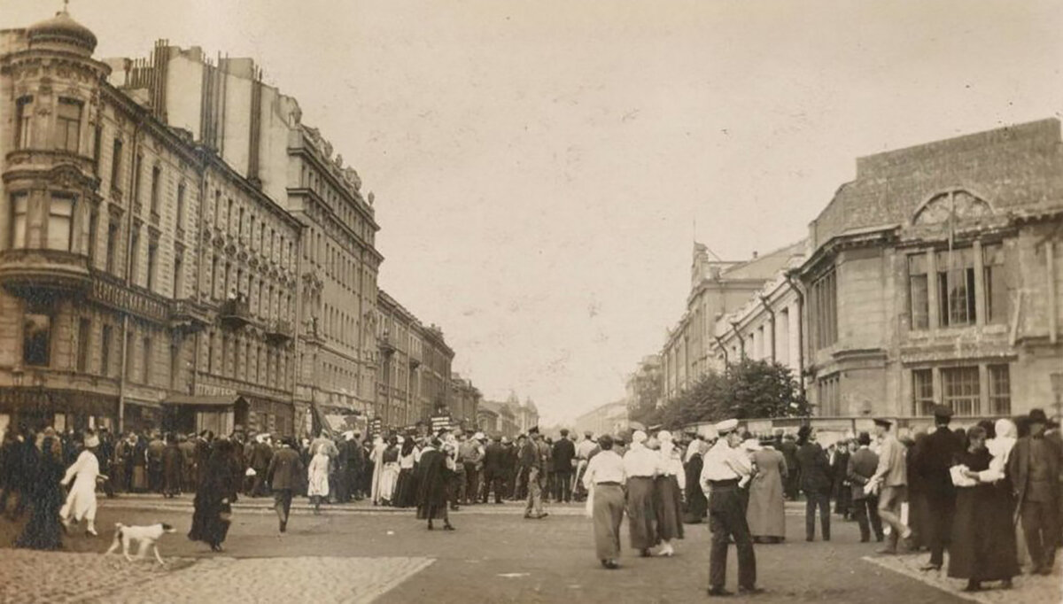 Санкт петербург в 1917