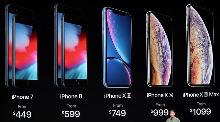 Фил Шиллер, старший вице-президент по маркетингу в мире Apple, обсуждает новые iPhone компании.