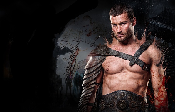 Энди Уитфилд в роли Спартака (Spartacus: Blood and Sand)