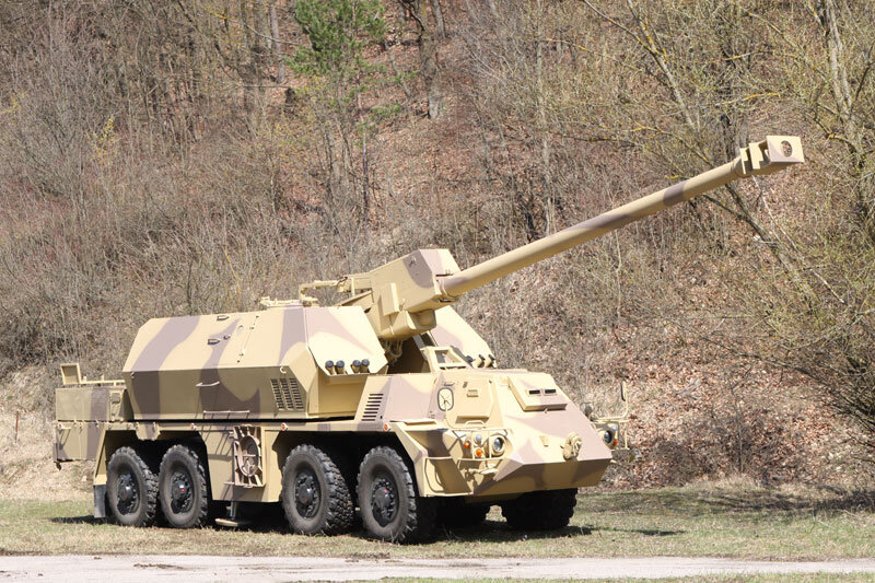 Опытный образец словацкой 155-мм/52 самоходной гаубицы Zuzana 2 (с) KONSTRUKTA – Defence 