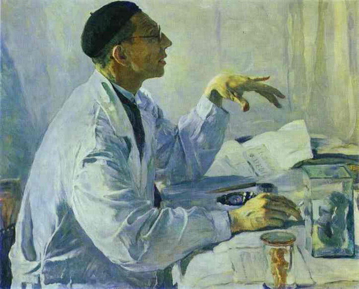 Портрет хирурга С.С. Юдина. Художник Нестеров С.С. 1935 год.