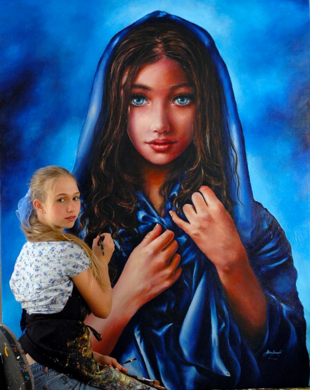 Юная художница Акиана Крамарик Artifex.ru Дзен