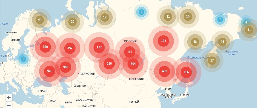 Цифровое покрытие карта