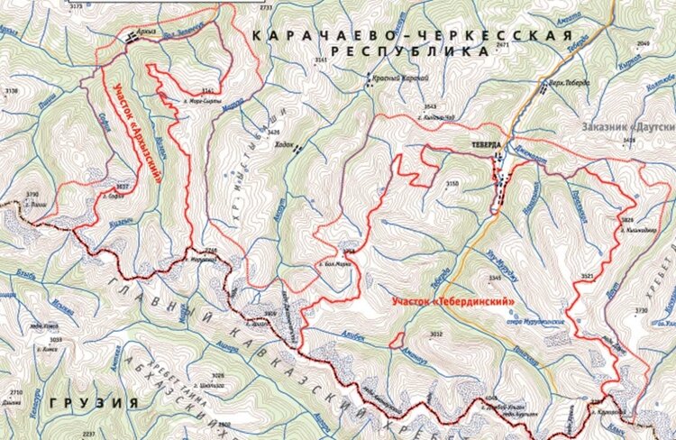 Кадастровая карта кавказский кчр