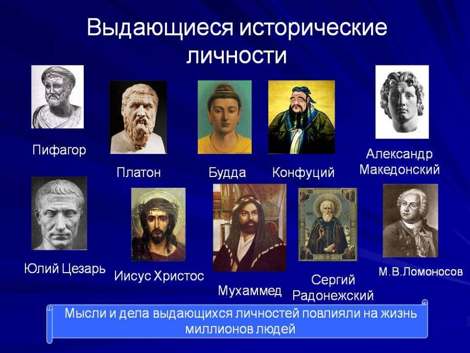 5 примеров личности и деятельности в обществе
