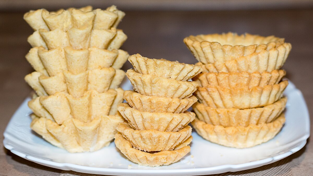 Праздничные тарталетки для салатов