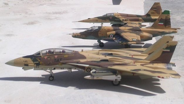 Iranian Air Force F-14, Su-25 and F-5E