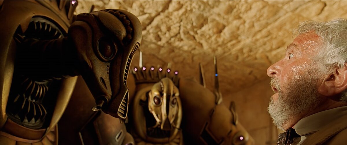 Кадр из фильма "Пятый элемент" Л. Бессона.