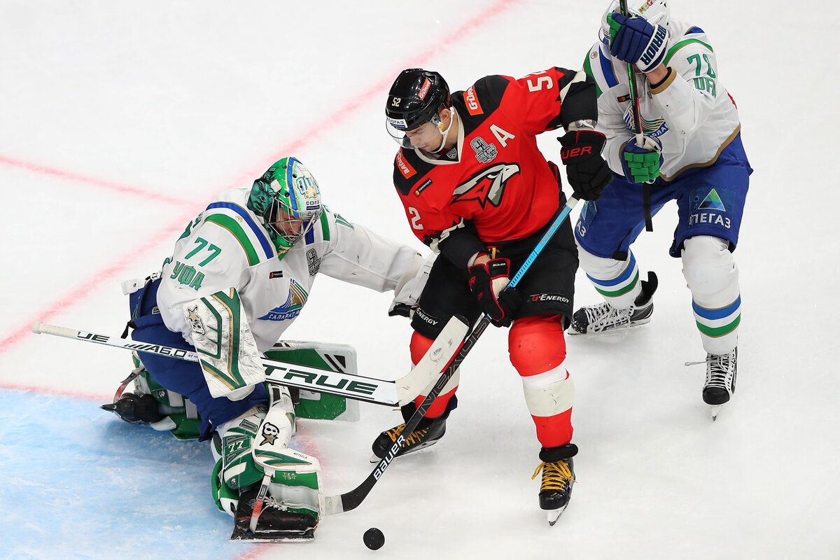 "Авангард" - "Салават Юлаев". Борьба за кубок Гагарина. Фото КХЛ.