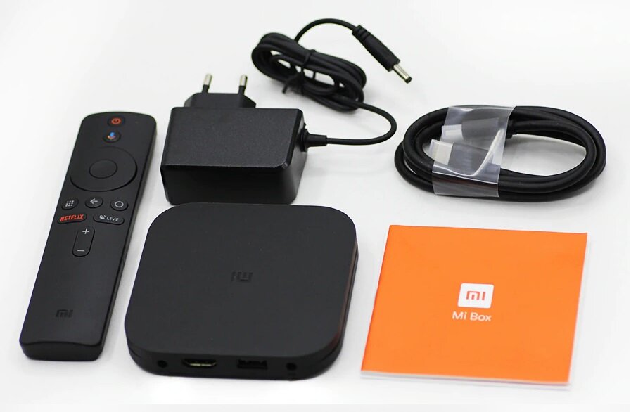 Mi tv box s комплект