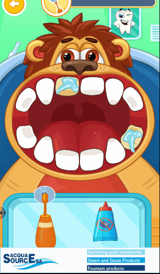 GIF- изображение из приложения Детский врач: стоматолог, приложение из Play Маркет.