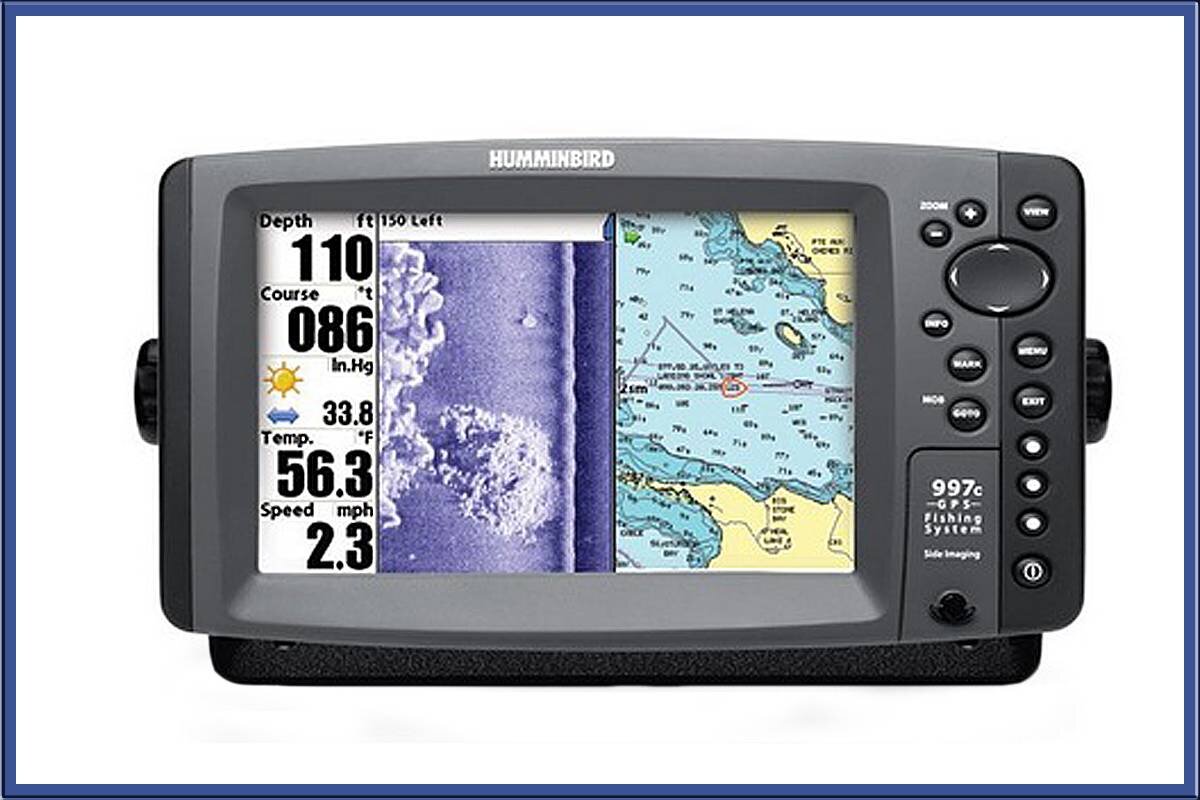 Эхолот с 3Д технологией изображения картинки .