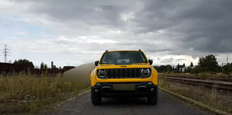 Передняя часть кузова, вид снизу.