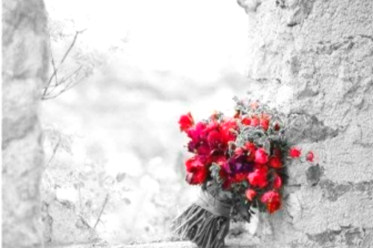 Представьте, как скоротечна жизнь. И неожиданно, вдруг остается у нас только возможность положить цветы к камню... 