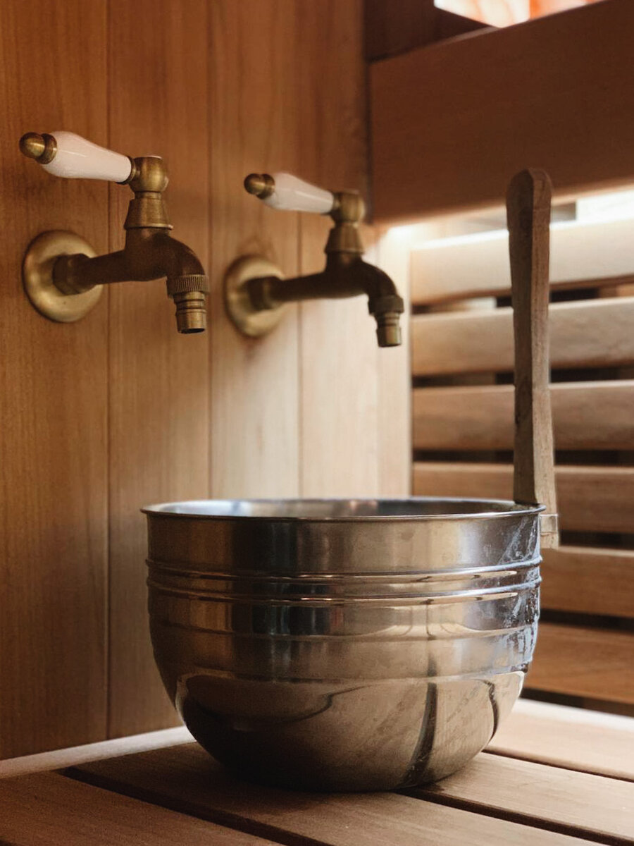 Краны для подачи воды в парилку