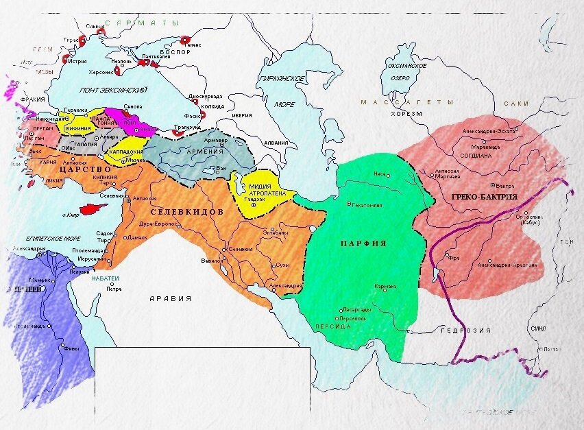 Эллинистические государства.