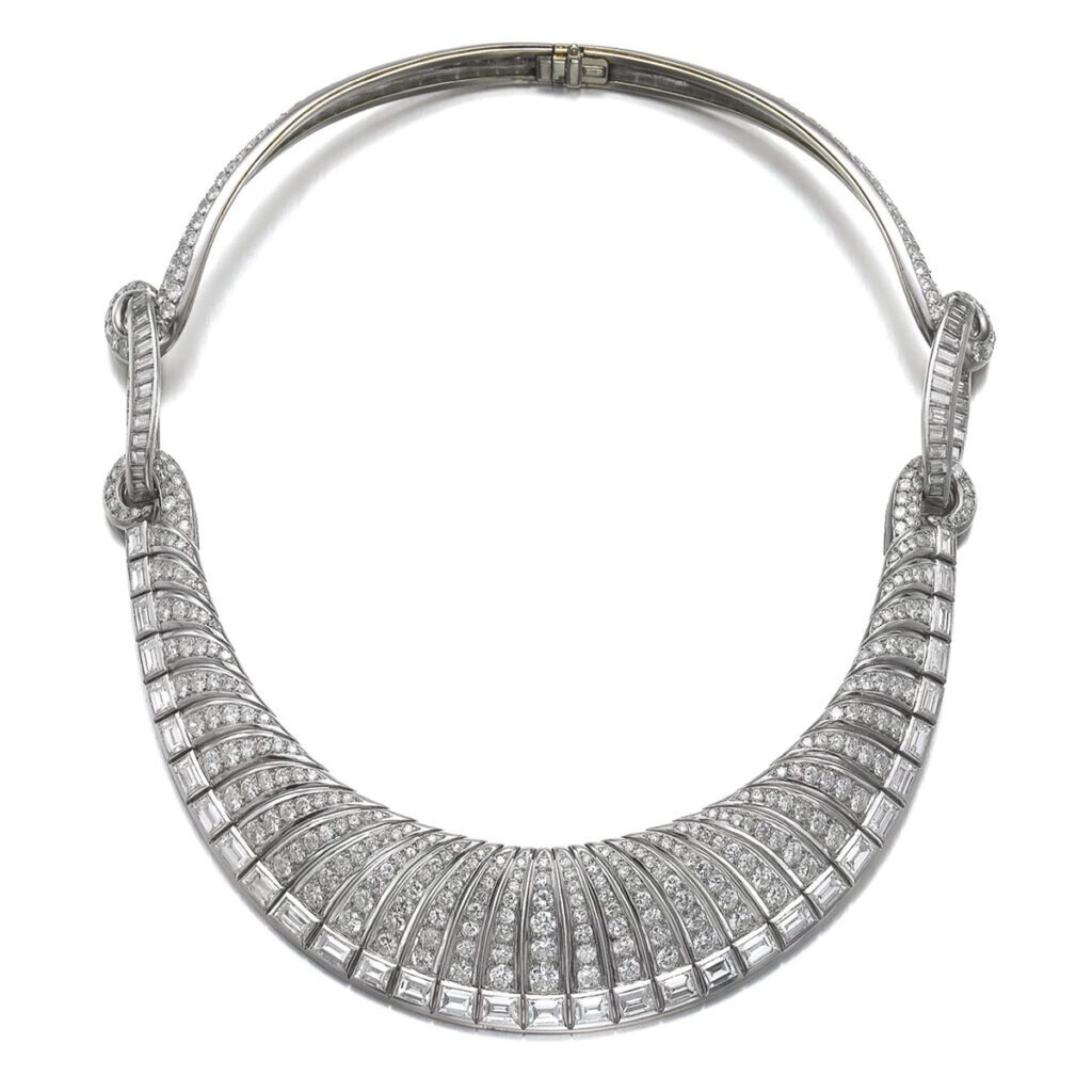 Сюзанн Бельперрон. Бриллиантовое колье (платина, золото, бриллианты). 1940. Фото: Sotheby's