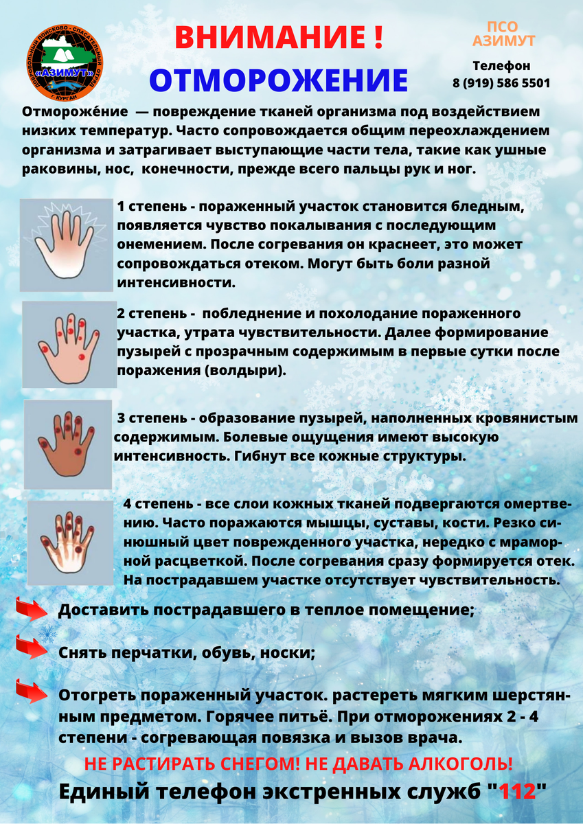 Памятка отряда Азимут