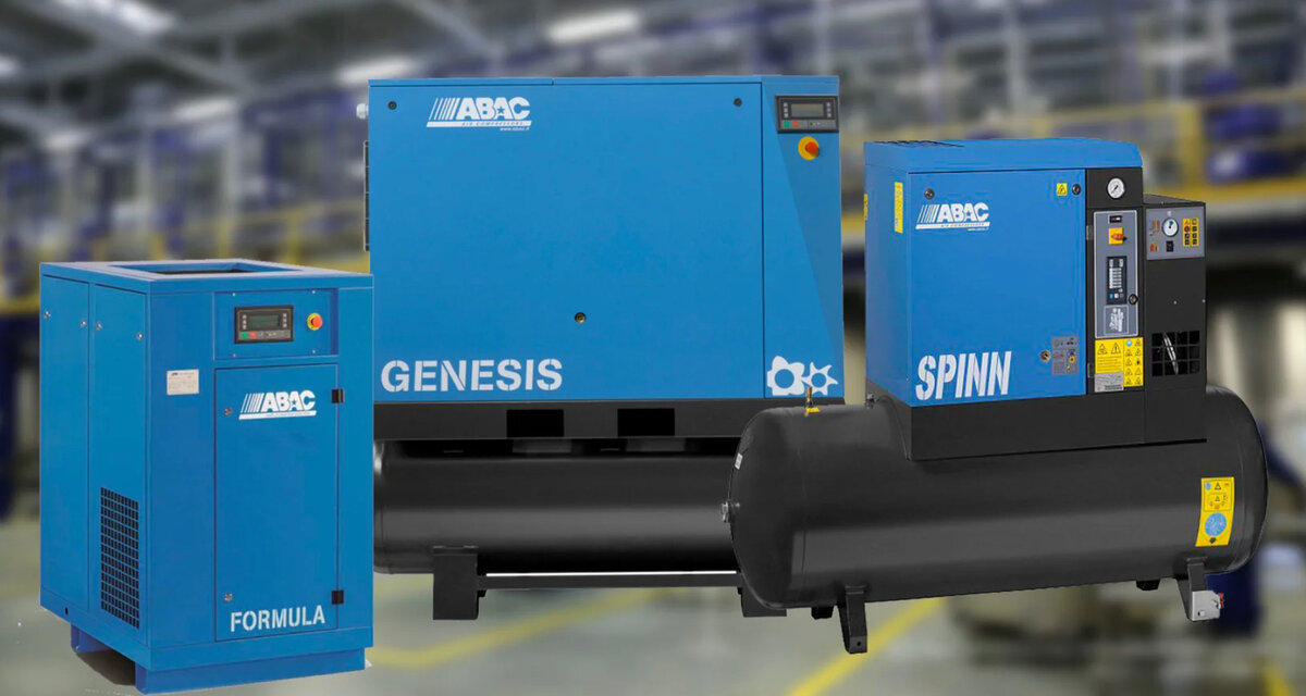 линейка моделей винтовых компрессоров Абак 