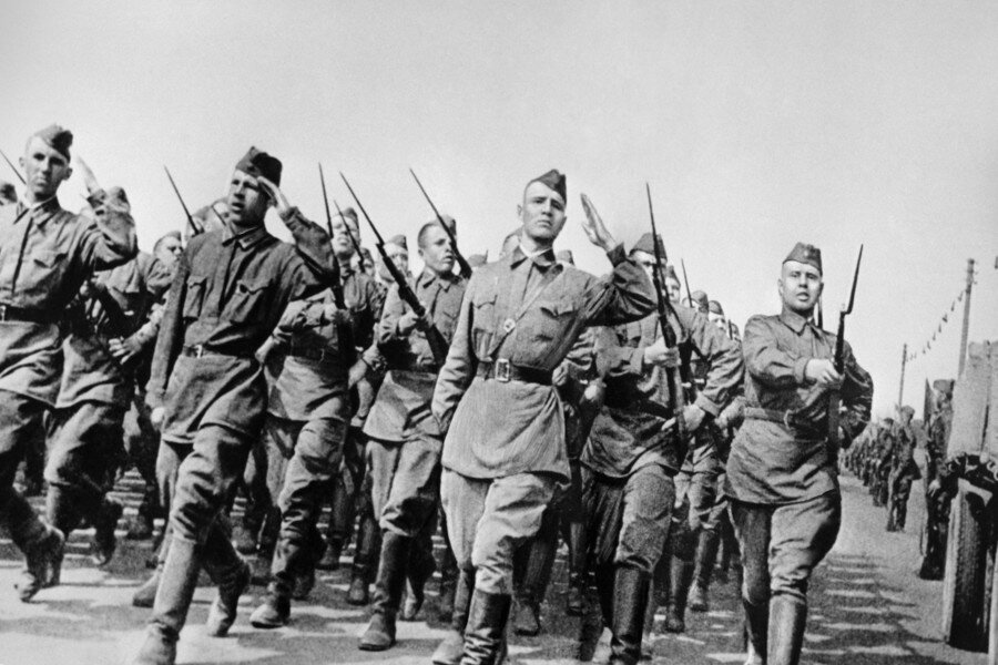 Бойцы РККА в 1941 году