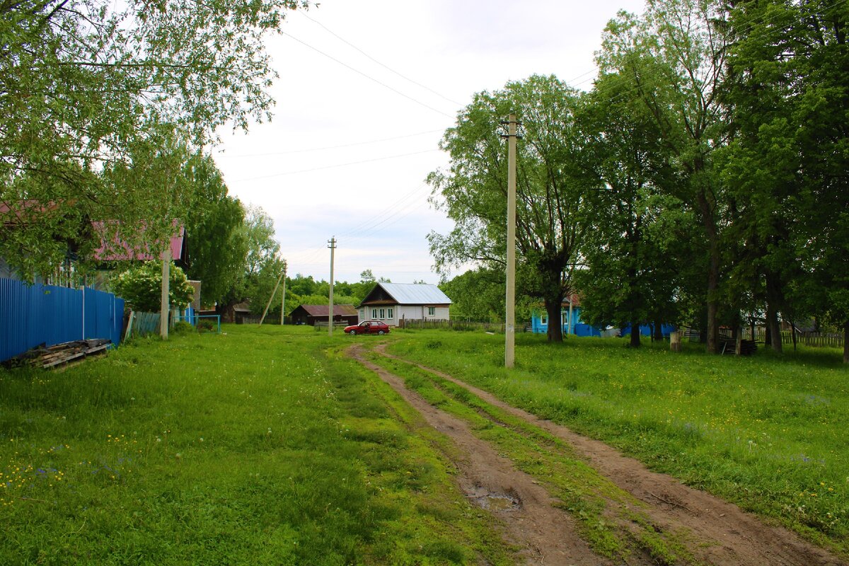 Заехали в глухую горномарийскую деревню Янгосово в которой проводились языческие моления, показываю, как здесь живут…