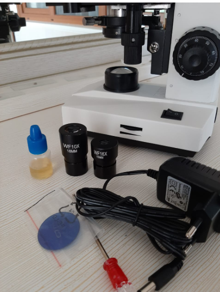 Комплектация Микромед P-1 (LED) + аккумуляторные батарейки уже установлены на фото