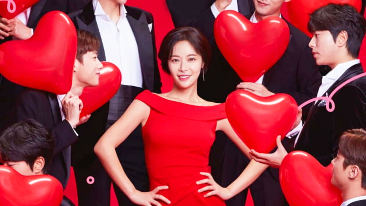 Постер с главными героями дорамы «Этот парень тот самый»