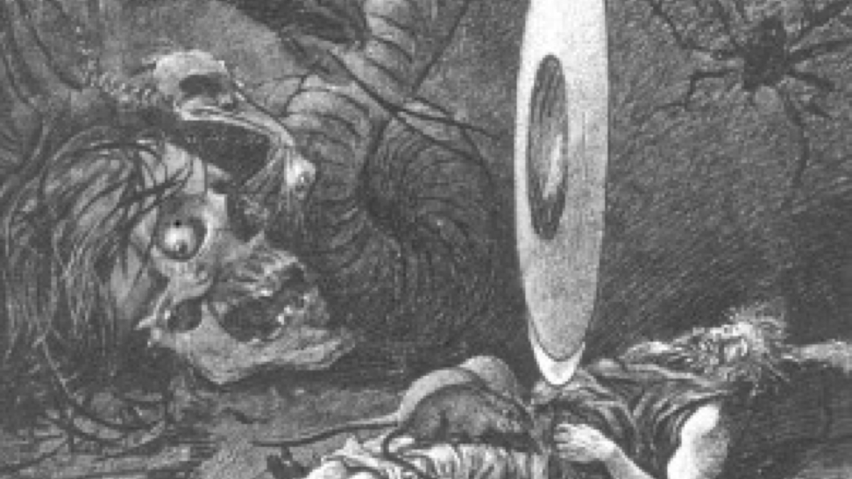 Иллюстрация к рассказу «Колодец и маятник»