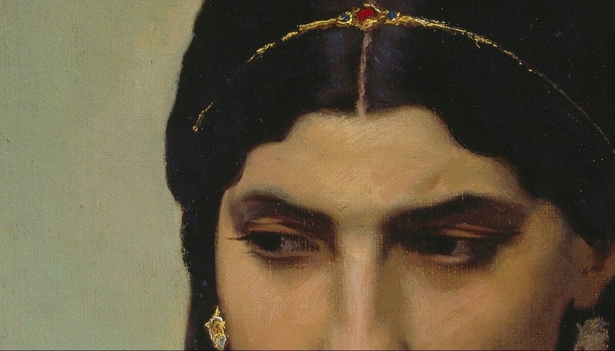 Ансельм Фейербах, «Лукреция Борджиа», фрагмент