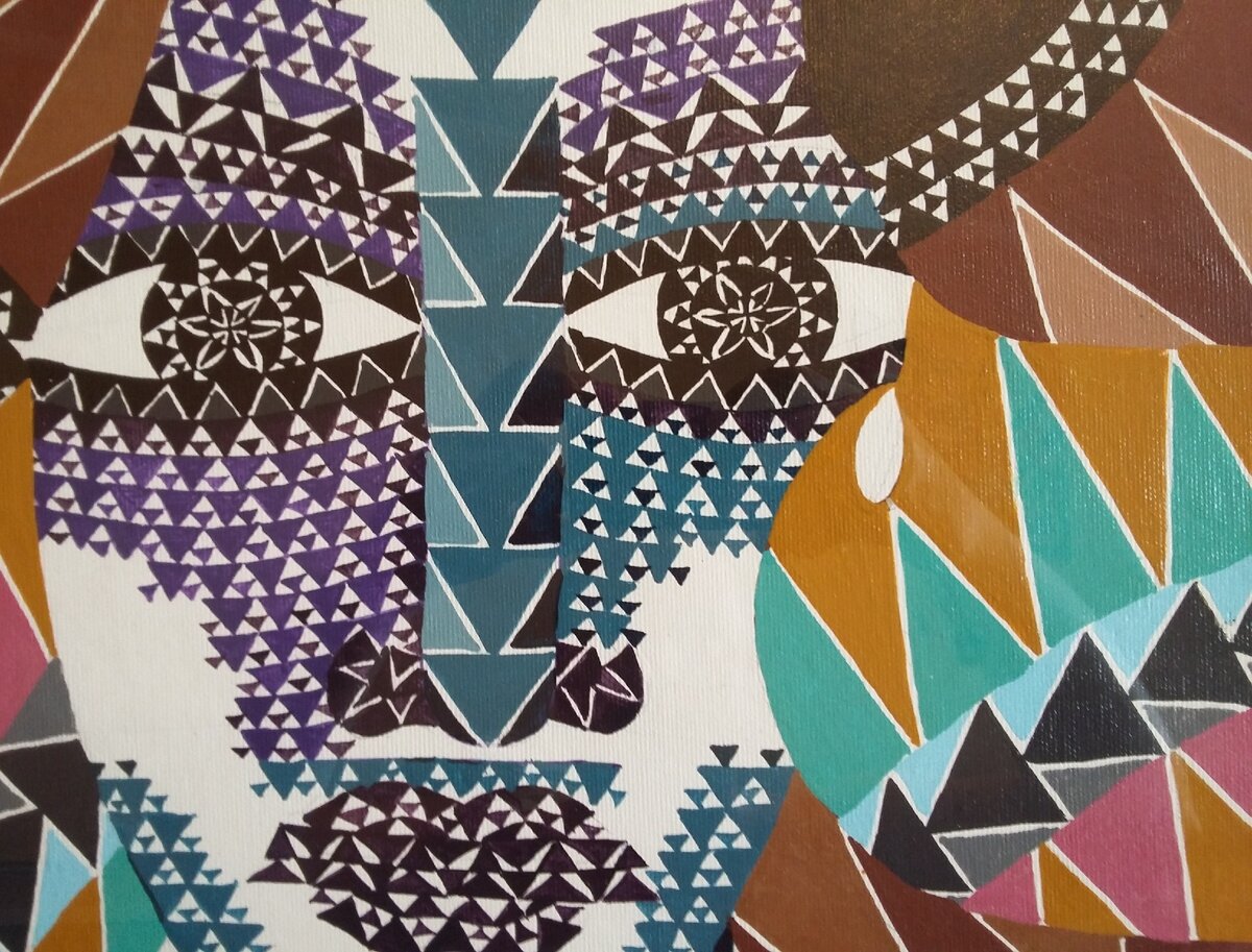 Дама. Фрагмент. Художник Александр Филипович, Сербия.  Из собрания автора