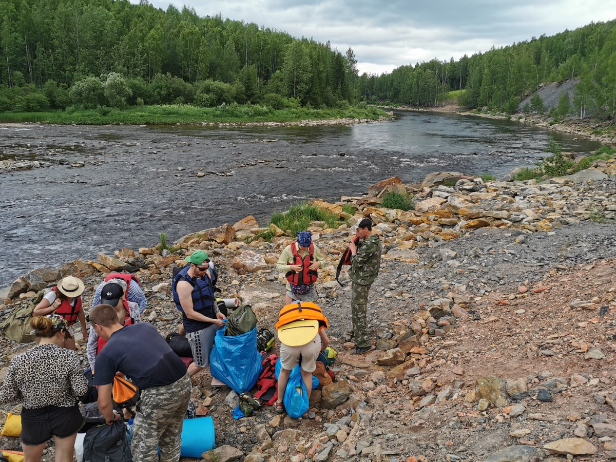 Пляжи реки Усьва. Наш сплав в прошлые выходные