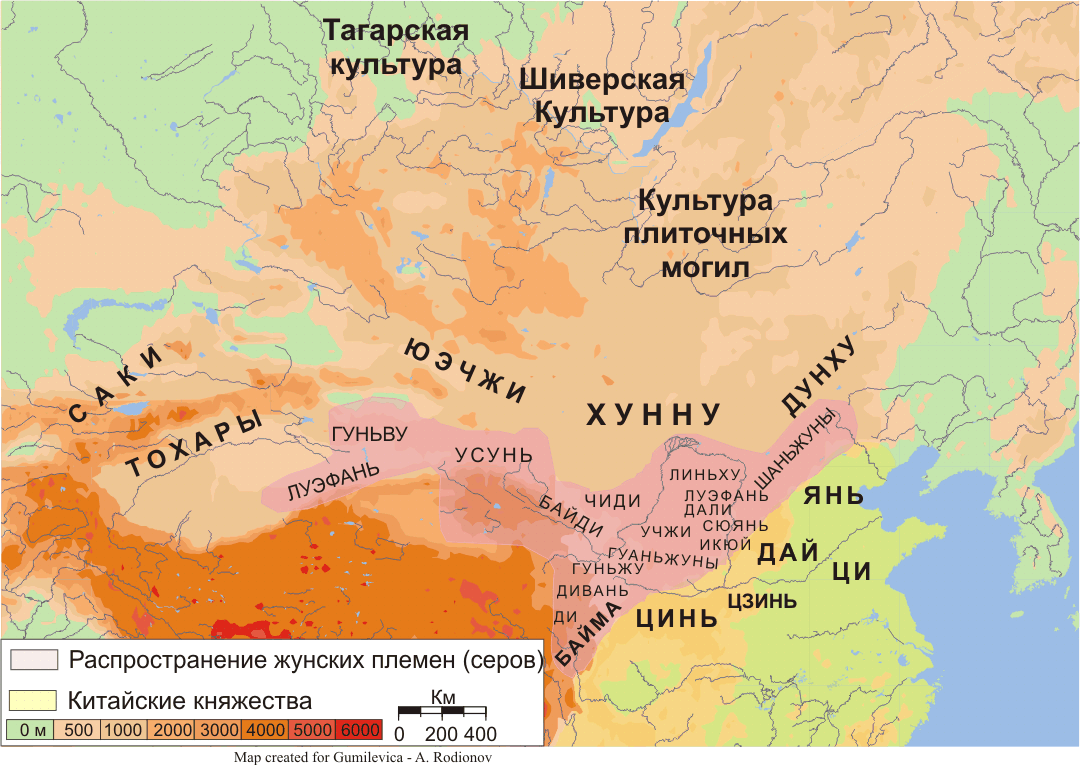 Племенной состав Центральной Азии.