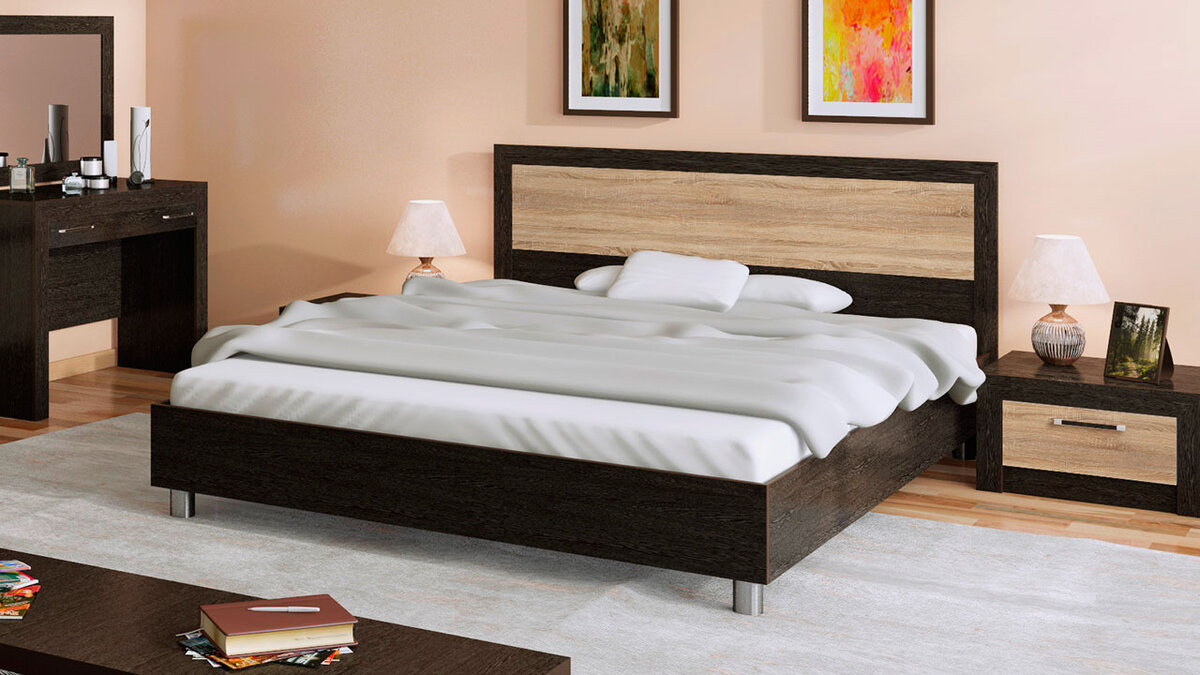 Спальня является место спокойствия, в котором владельцы жилья могут отдохнуть, расслабиться и восстановить силы после тяжелых рабочих будней. Именно поэтому данное помещение должно иметь максимально продуманный и практичный интерьер, который бы полностью соответствовал основной функциональной задачи помещения – отдыху. Главное для спальни – ваш комфорт, поэтому не стоит экономить пространство в ущерб себе и своему комфорту. 

Для любого дома такой предмет мебели как кровать является чрезвычайно важным элементом интерьера. Столы, стулья, диваны, шкафы и полочки – все это также важно, однако в постели вы будете проводить время каждый день и от ее комфортности будет напрямую зависеть ваше самочувствие. При выборе места для сна следует учитывать не только его ширину и длину, но и качество исполнения. Все двуспальные кровати делятся на раскладные, рамочные и континентальные. Раскладные кровати гарантированно станут превосходным выбором для тех, чья спальня не может похвастаться большим количеством квадратных метров. К сожалению, несмотря на всю свою функциональность, такие спальные места имеют некоторые недостатки. Зачастую основной проблемой таких кроватей является матрас, который не может обеспечить анатомически правильное положение позвоночника, что может привести к разного рода заболеваниям. В то де время все еще большим плюсом остается их практичность, поскольку днем данный предмет мебели можно использовать в качестве элемента набора отдыха или же он может убираться в шкаф, тем самым освобождая больше свободного пространства в помещении. Данный вариант является самым оптимальным для спален, в которых нет места для традиционной мебели.

Также существуют так называемые рамочные кровати. Они специально адаптированы к матрасу, который можно приобрести отдельно в соответствии с вашими потребностями. Для изготовления таких спальных мест используют прочную металлическую или деревянную раму, соответственно такая конструкция прослужит вам в разы дольше, чем тот же диван. Из-за конструкционных особенностей данного вида кроватей существует вероятность того, что вы можете удариться об твердую рамку. Что касается мягких вариантов данного типа кроватей – их главным преимуществом является возможность подбирать нужные вам цвета и текстуру с учетом общего дизайнерского решения комнаты. Зачастую производители данного вида мебели максимально рационально используют пространство, которое скрыто под рамой. Зачастую там устанавливают специальный контейнер, в котором очень удобно хранить текстиль. В нем можно хранить не только постельное белье, но и одежду, а также другие личные вещи.

Ещё одним распространенным вариантом являются двуспальные кровати с изголовьем. Основная задача данного элемента конструкции – поддержать спину или голову, что позволит вам с комфортом проводить время пред сном. Существуют также так называемые континентальные кровати. Такие модели изготовлены из большого короба, в которой могут быть установлены пружины и место для хранения вещей. Матрас укладывают прямо на раму, а не встраивают в каркас. 