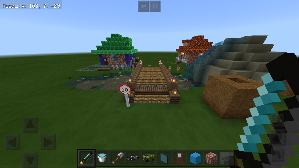 мост в деревню 